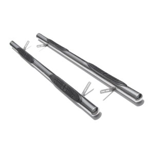 Audi Q7 Side Steps - Omac - S.Steel Oval - '07-'15 Audi Q7 Side Steps - Omac - S.Steel Oval - '07-'15